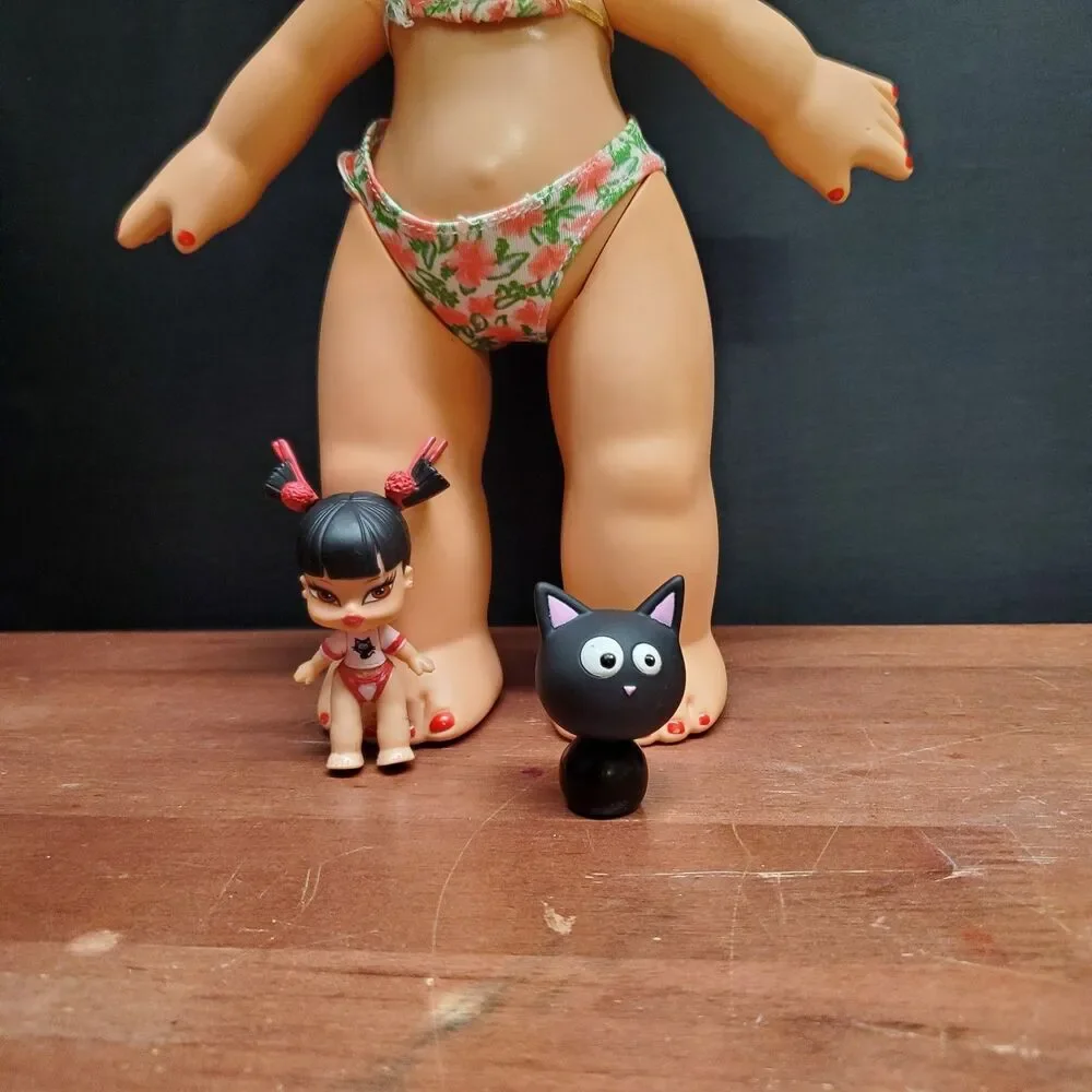 Big Bratz Babyz Jade Bubble Trouble Floral Bikini Friends Kool Kat Mini Jade